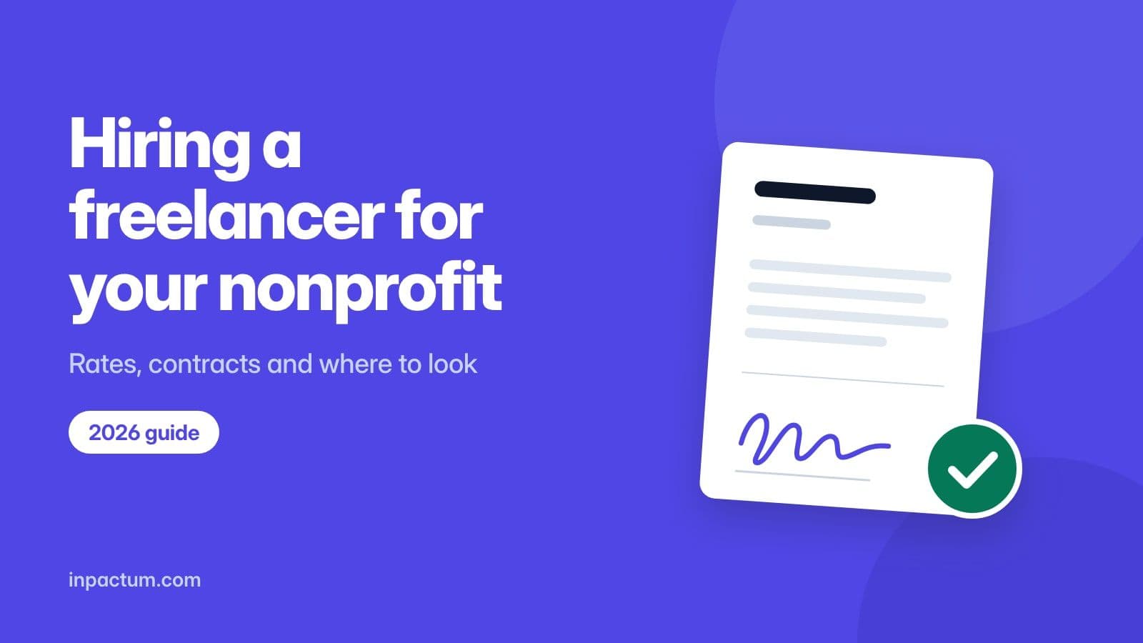 How to hire a freelancer for your nonprofit in 2026